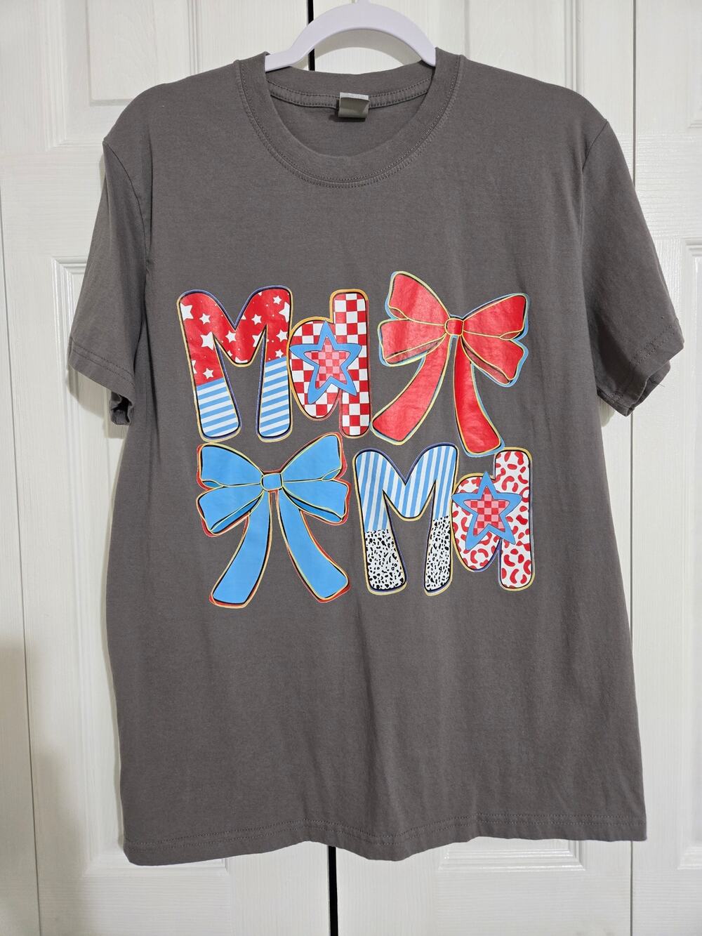 Digi print premium medium women's gray tshirt